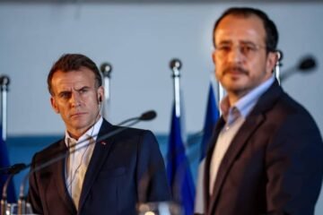French President Macron promises to defend Cyprus in visit after drone attacks