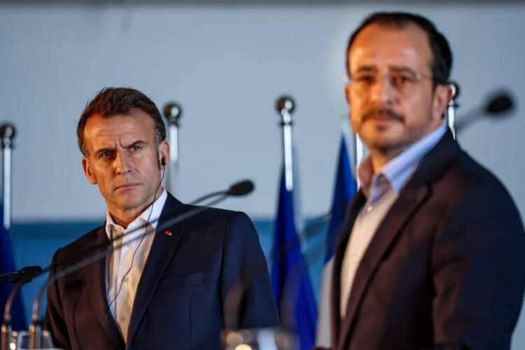 French President Macron promises to defend Cyprus in visit after drone attacks