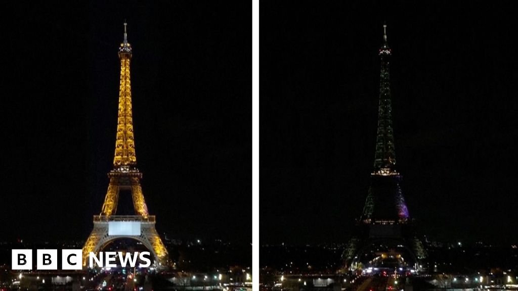 Iconic global landmarks turn off lights