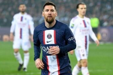 Lionel Messi: Some fans whistle as Messi’s name is announced as Paris Saint-Germain’s season hits new low