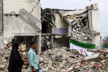 Iranians grieving over school missile strike express rage at U.S., Trump