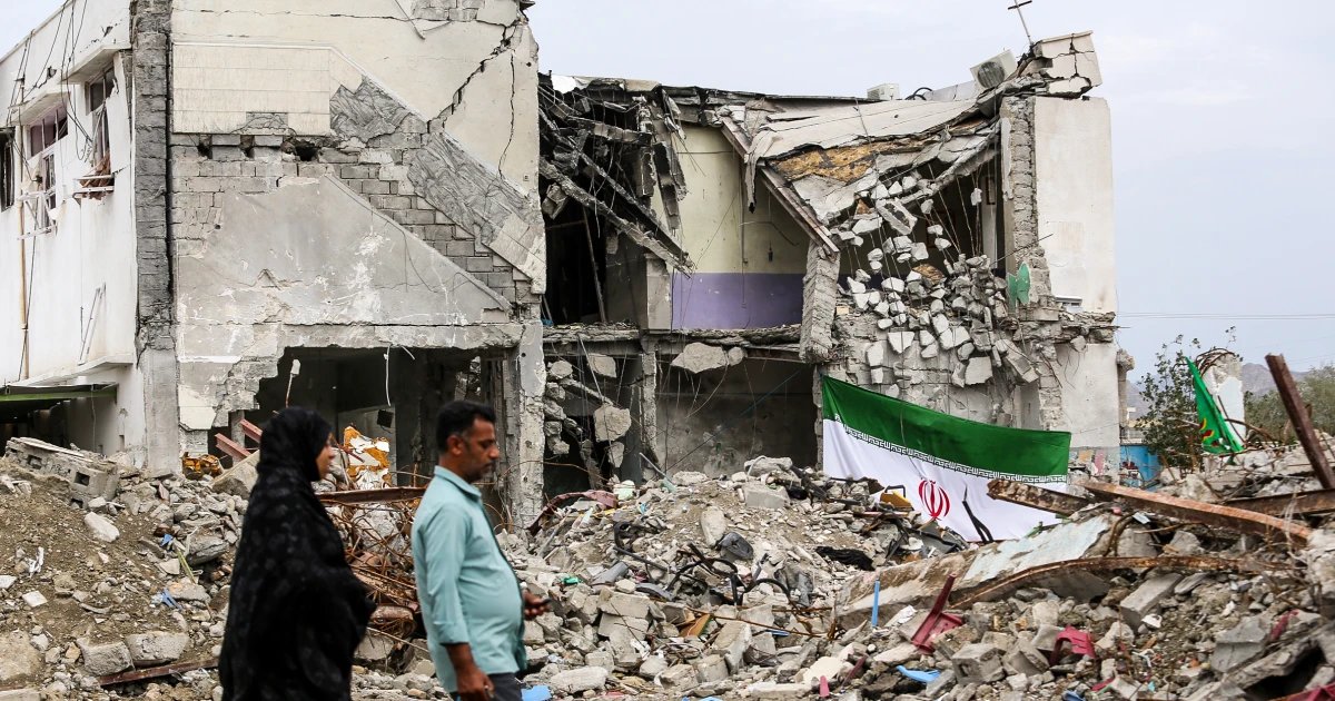 Iranians grieving over school missile strike express rage at U.S., Trump