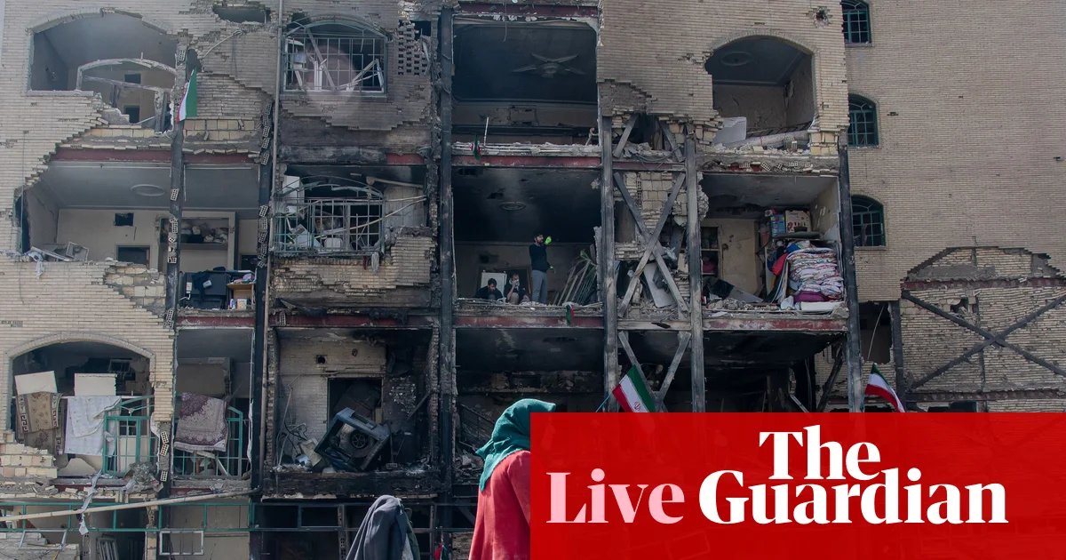 Middle East crisis live: Israel says 80 jets hit Iranian military sites as war enters second week | US-Israel war on Iran