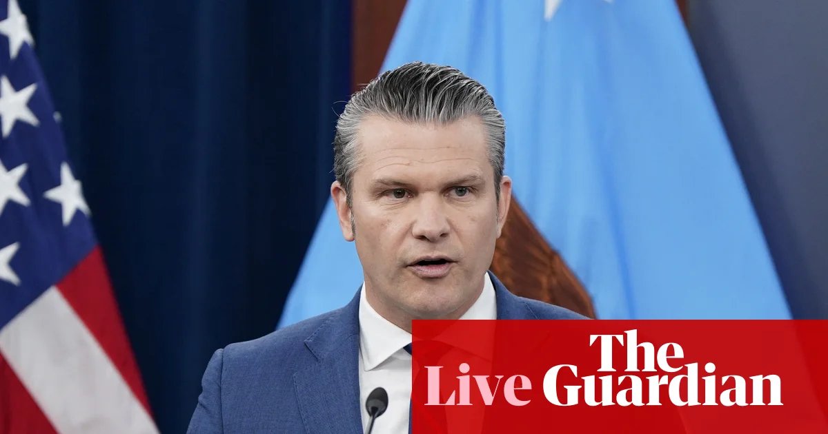 Pete Hegseth claims Trump is ‘finishing’ war with Iran as conflict widens; fourth US service member confirmed killed – US politics live | US news