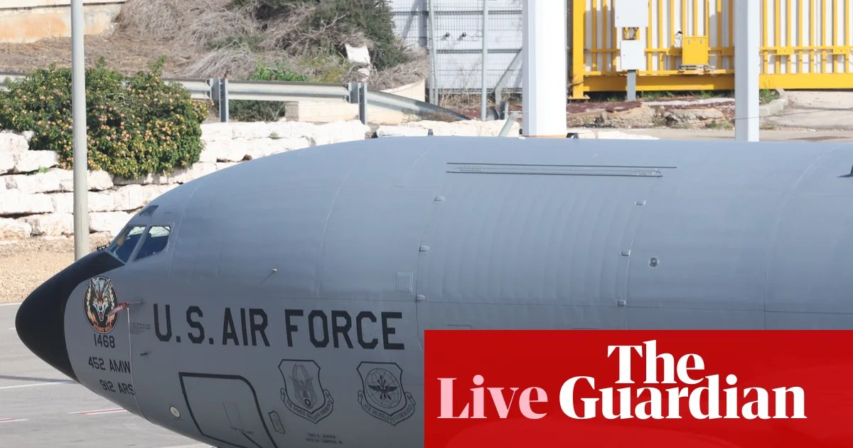 Four crew members confirmed dead in US plane crash in Iraq as explosions heard across Tehran – Middle East crisis live | US-Israel war on Iran