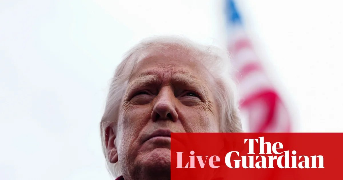 Donald Trump says he ‘must be involved’ in choosing Iran’s next supreme leader, reports say – US politics live | US news