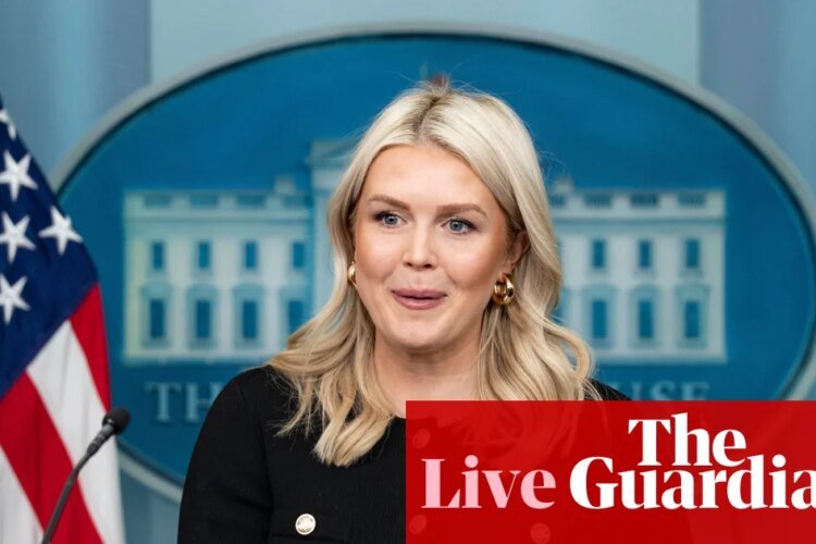 White House expected to face questions on Iran school shooting as Karoline Leavitt briefs press – US politics live | US news