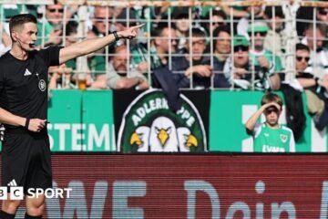 VAR: Masked fan unplugs monitor in German second division match