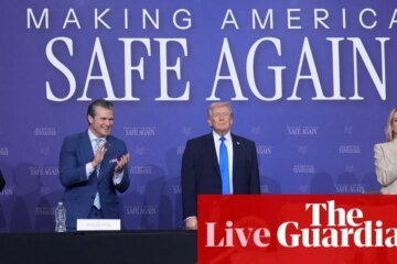 Trump tells Republicans to not make any deals with Democrats until strict voter ID law is passed – live | US news