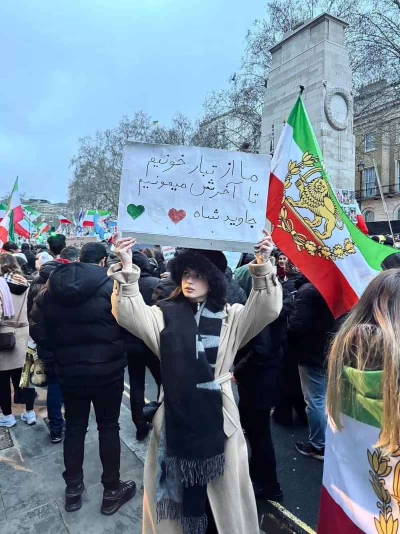 ‘Miss Grand Iran’ praises Netanyahu, IDF at London anti-regime rally