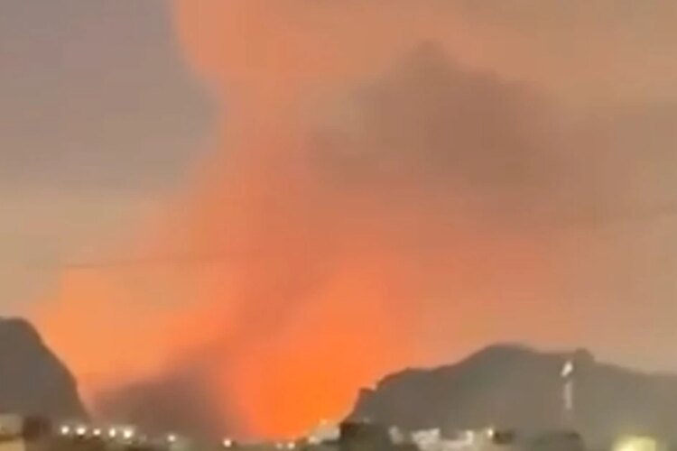 Videos show explosions in key Iranian city
