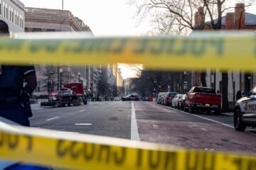 Man taken into custody after driving van into security gate outside White House, authorities say
