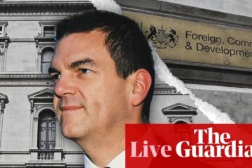 Olly Robbins ‘thrown under bus’ by No 10, says ex-Foreign Office chief – UK politics live | UK news
