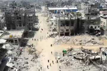 Gazans still living in rubble six months into Israel-Hamas ceasefire