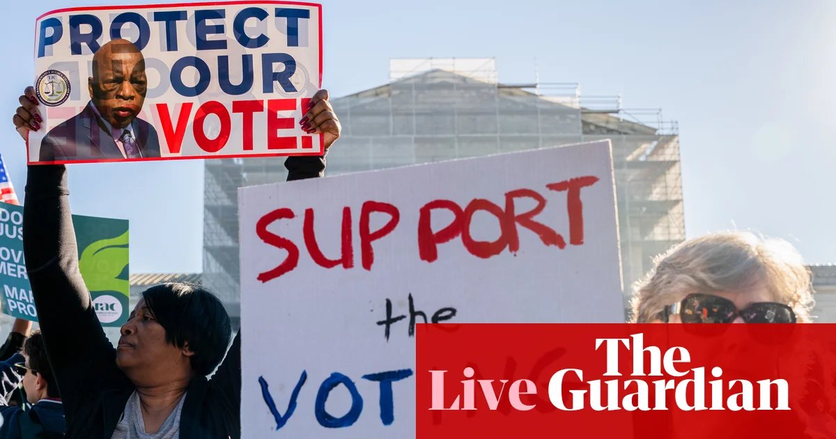Trump says Tennessee governor working to ‘give us one extra seat’ as states race to redraw congressional maps – live | US voting rights