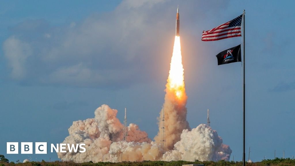 Watch the moment Artemis II blasts into space on historic mission