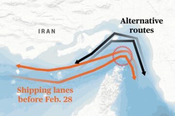 Track Strait of Hormuz ship traffic as Trump blockades Iran ports