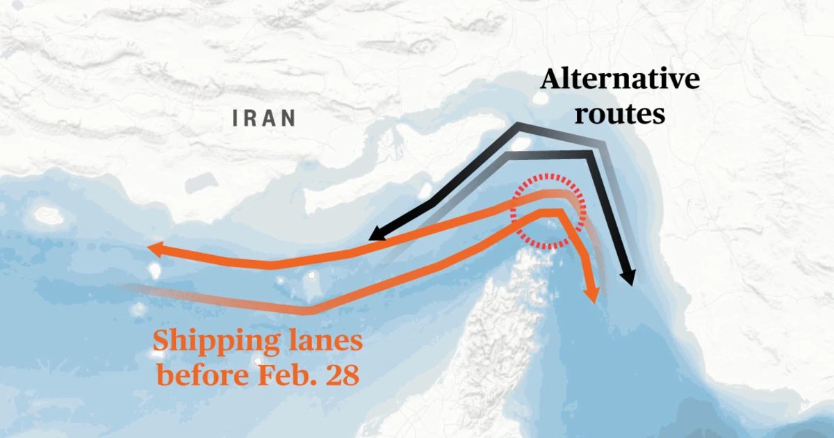 Track Strait of Hormuz ship traffic as Trump blockades Iran ports