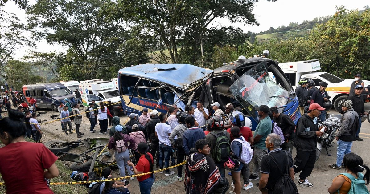 Explosive device kills 20 and injures dozens on a bus in southwestern Colombia as violence persists