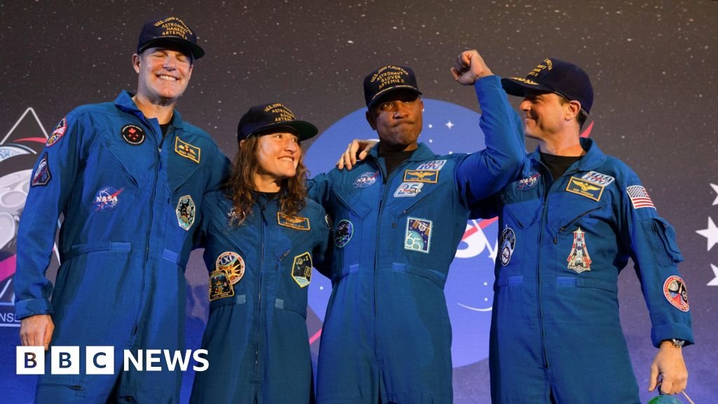 Nasa’s Artemis crew welcomed back to Planet Earth in Houston