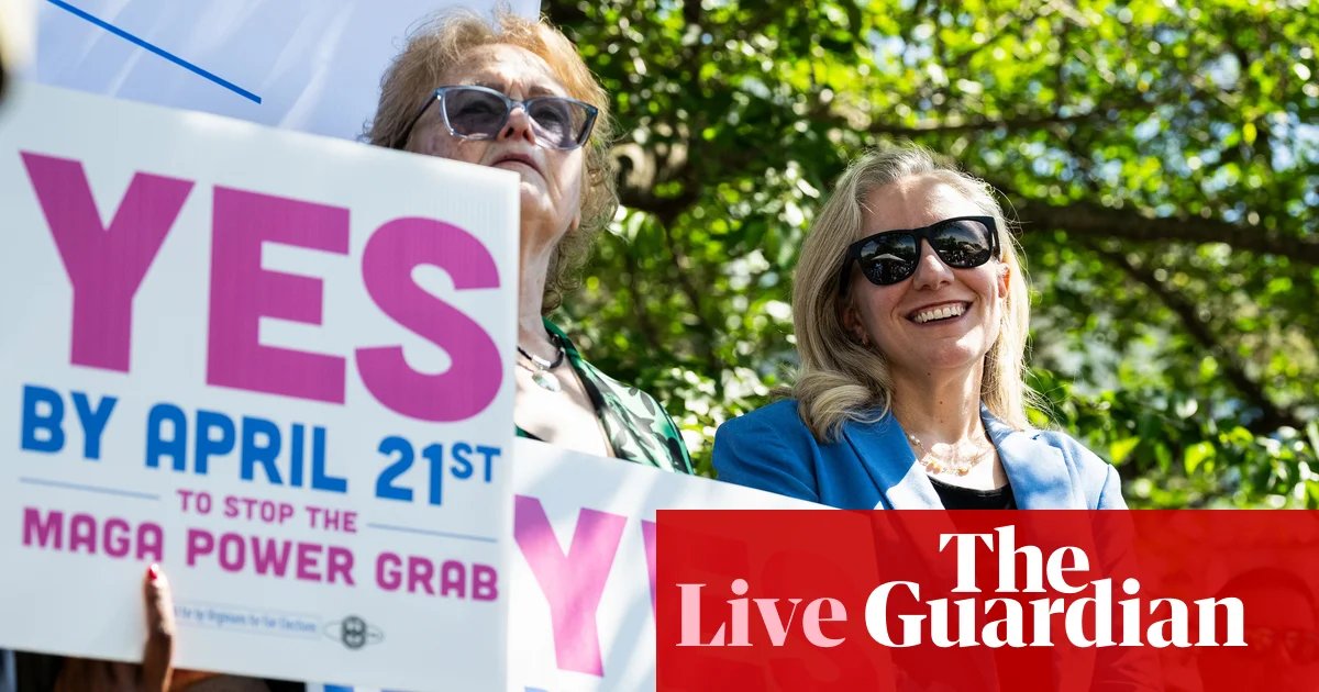 Democrats hail Virginia’s redistricting plan and warn Republicans’ plan to redraw Florida could backfire – live | US politics