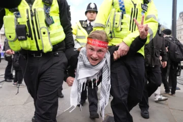 London police arrest more than 200 at protest backing banned group Palestine Action