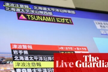 Japan tsunami alert issued following powerful earthquake off northern coast – follow latest | Japan