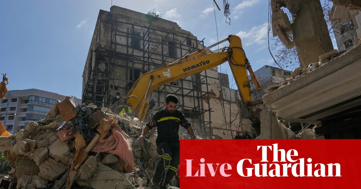 Middle East crisis live: Israel orders people to flee as it warns of further strikes on Lebanon | US-Israel war on Iran