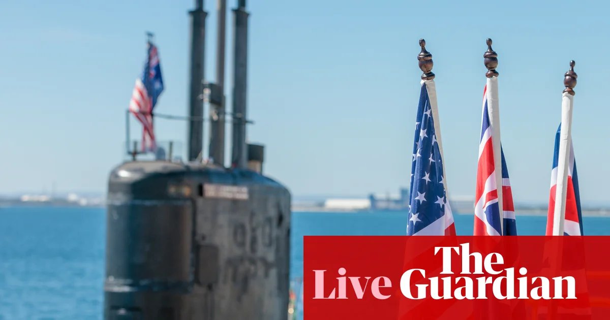Australia news live: US approves first major Aukus submarine contract; Harvey Norman facing class action for alleged ‘misleading’ ads | Australia news