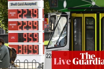 Australia news live: free public transport in Victoria extended; drivers slash fuel spending amid crisis | Australia news