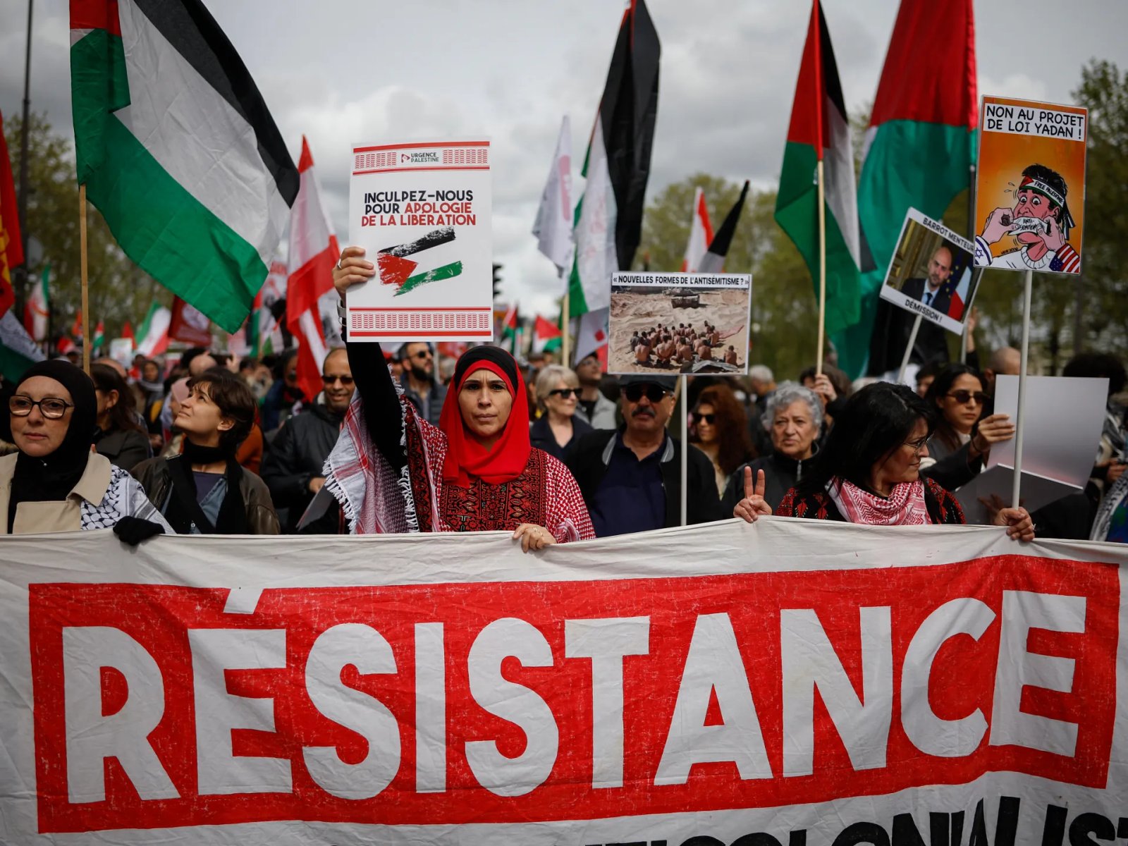 Protesters rally in Paris against ‘liberty-killing’ anti-Semitism bill | Protests