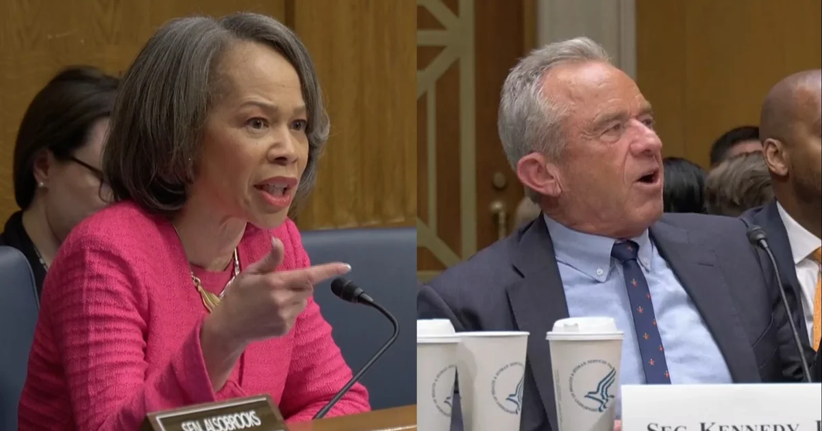 Watch: RFK Jr. accuses Sen. Blunt Rochester of grandstanding when asked about measles
