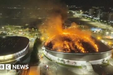 Fire damages roof of Rio’s Olympic velodrome