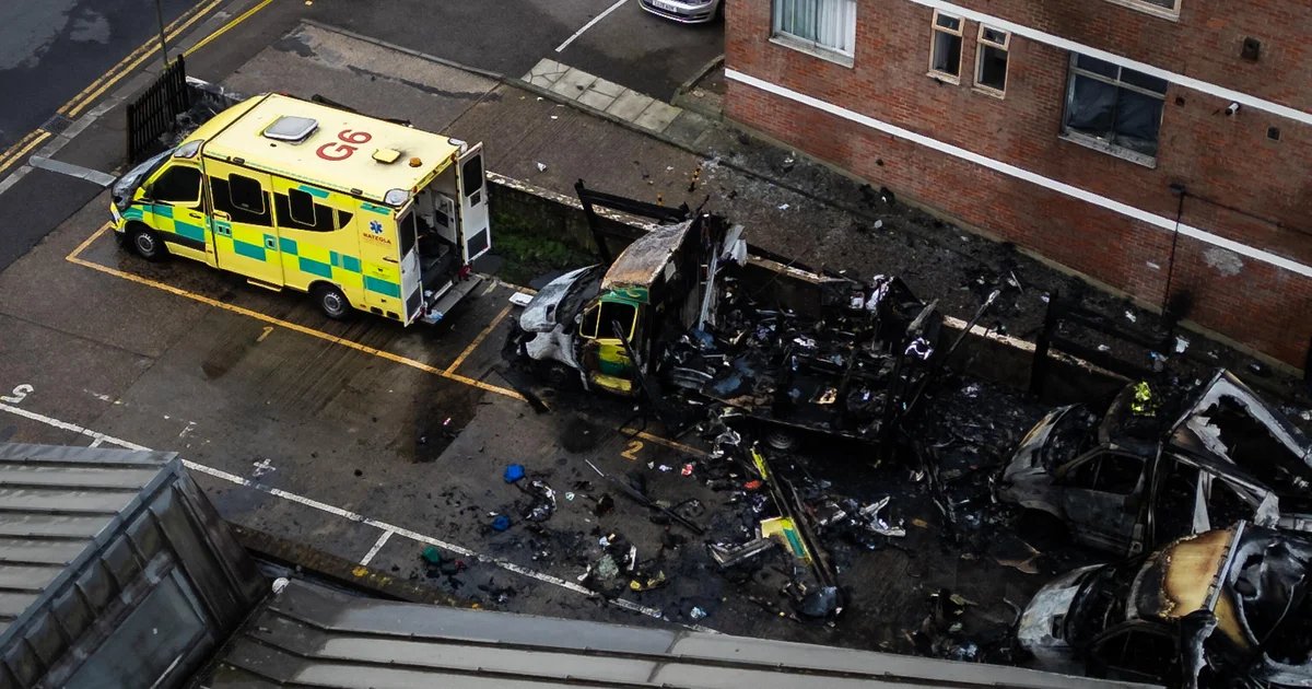 2 men and teen held in U.K. custody over Jewish charity ambulance attack
