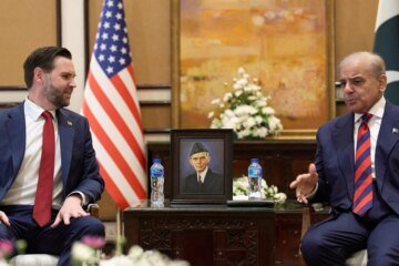 Vance participates in high-stakes talks with Iran as U.S. Navy ships cross the Strait of Hormuz