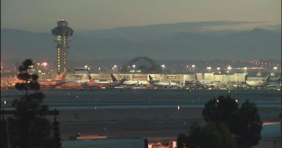 FAA investigates close call between Frontier plane and trucks at LAX