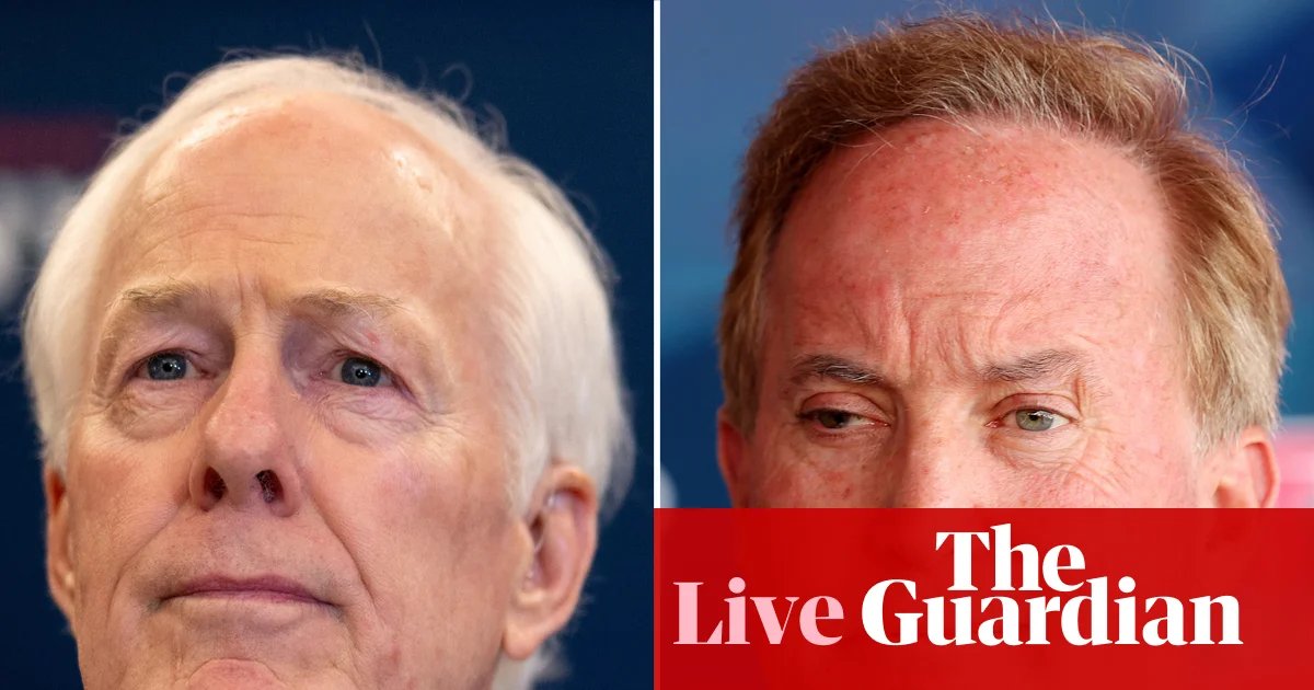 Cornyn fights to hold Texas Senate seat in runoff with Trump-backed Paxton – US politics live | Texas