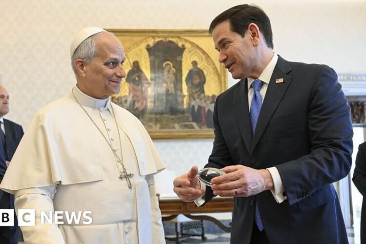 Marco Rubio meets Pope Leo amid tensions with Trump over Iran war