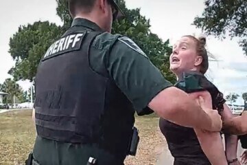 Florida woman arrested after allegedly kicking a kid at youth football game during on-field brawl