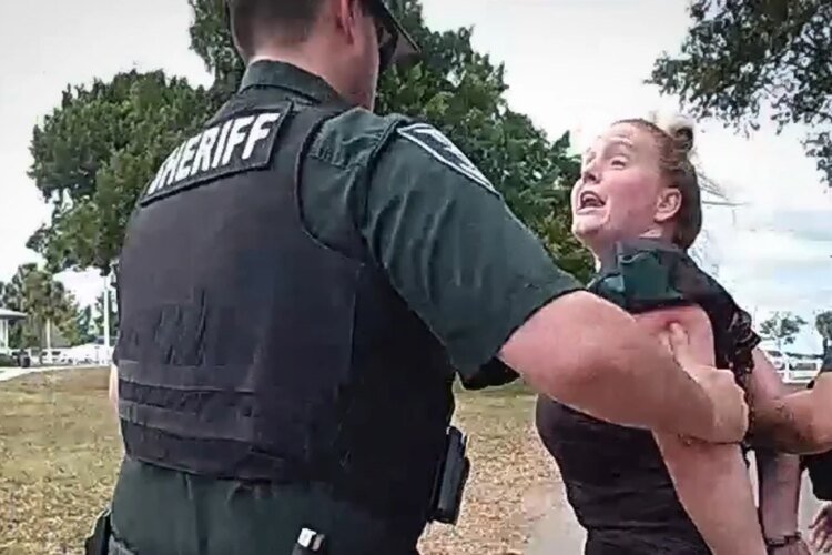 Florida woman arrested after allegedly kicking a kid at youth football game during on-field brawl