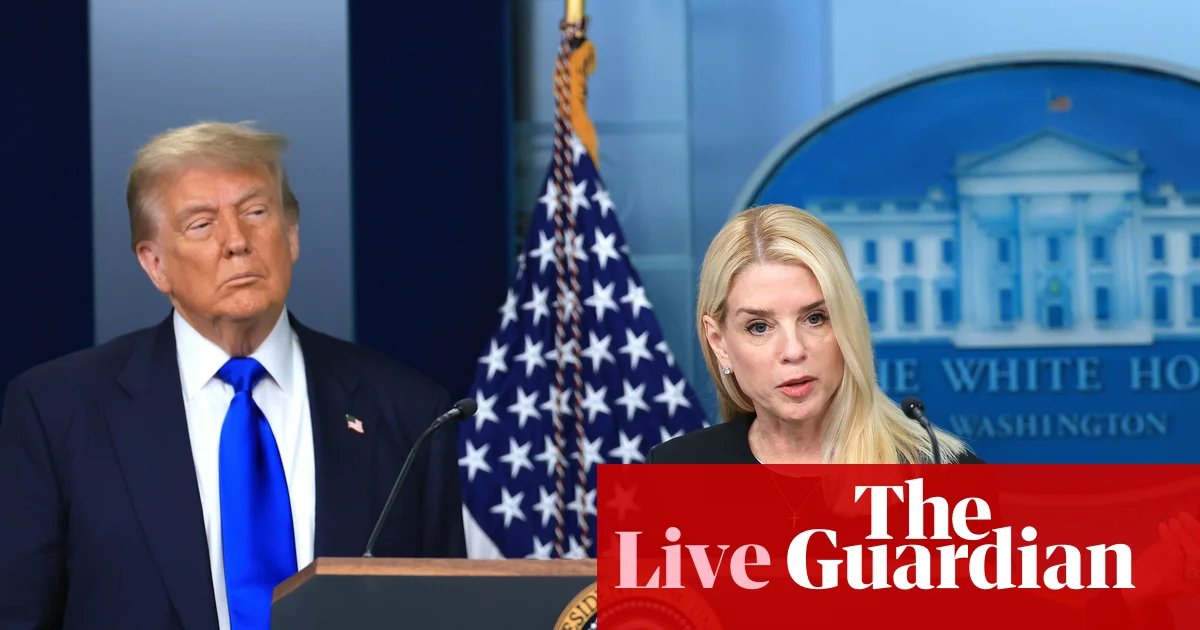 Trump’s former attorney general to face closed-door questioning from House committee over Epstein files – live | Trump administration