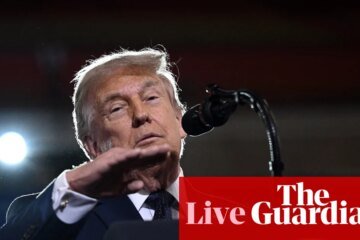 Sunrise Movement takes credit for disrupting Trump’s New York state rally – US politics live | Donald Trump