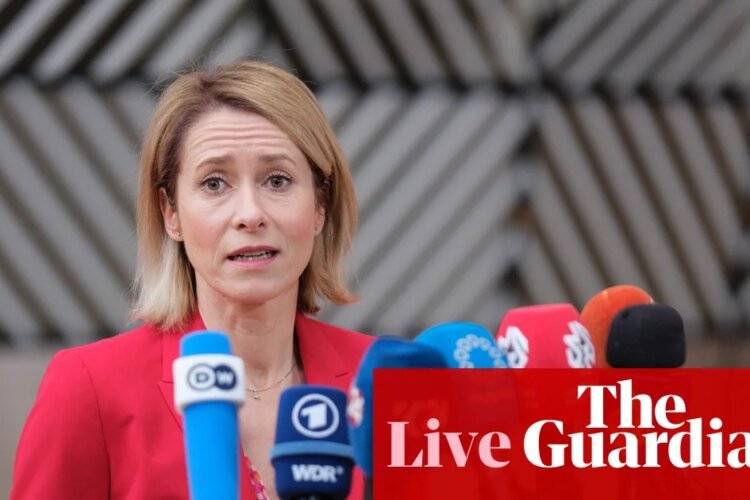 EU’s Kallas criticises Putin’s ‘very cynical’ Ukraine ceasefire calls and rejects suggestion of Schröder as mediator – Europe live | Europe