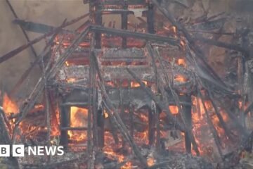 Sacred hall housing Japan’s ‘eternal flame’ destroyed by fire