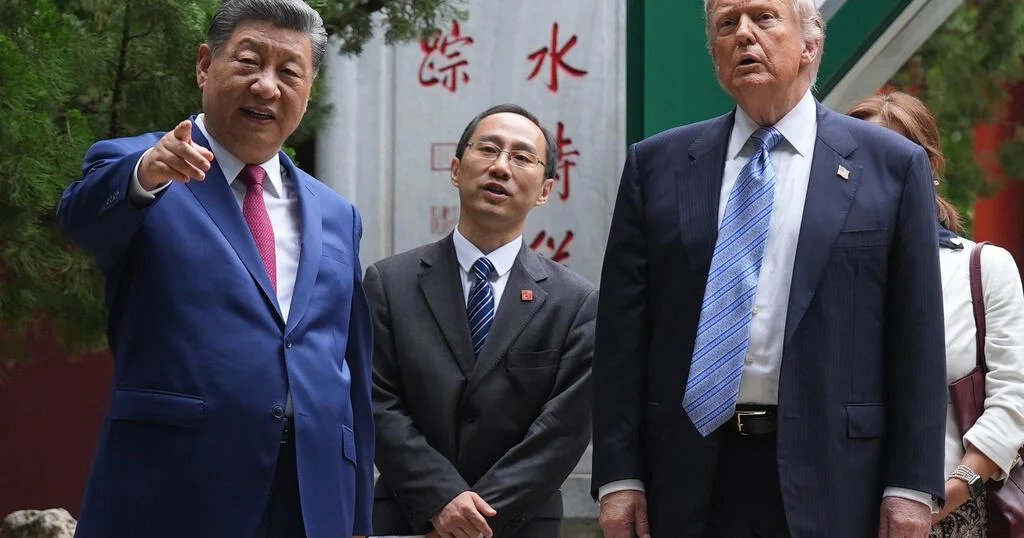 In Beijing summit, Trump touts “fantastic trade deals” with Xi as U.S. and China try to stabilize relationship