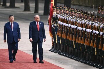 Trump meets with Chinese leader Xi in Beijing as trade, tariffs and Taiwan loom over visit