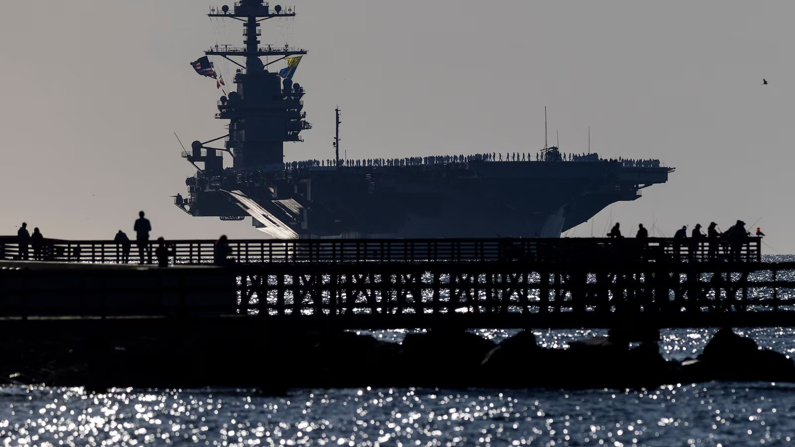 USS Ford returns home after 11-month deployment supporting the Iran war and Maduro’s capture