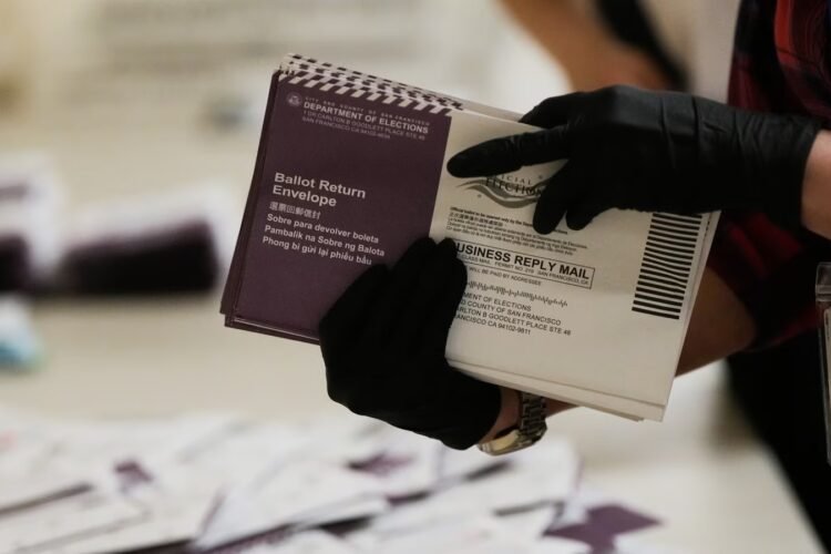 Federal court hears arguments over efforts to halt Trump’s mail-in executive order